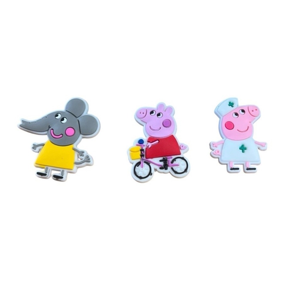 Peppa Pig Shoe Charms Set Of 3